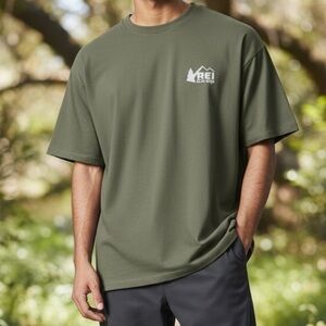 REI Forest Green Short Sleeve Tee